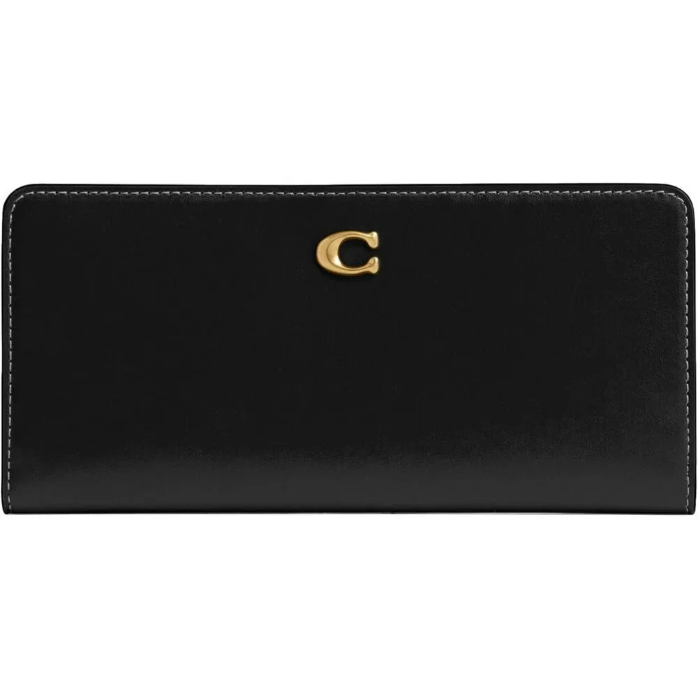 Women's Essential Skinny Wallet, Black, One Size